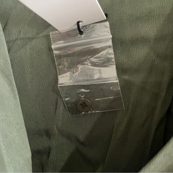 Michael Stars Mary Wrap Dress – Tarragon Green, Size M - Picture 6 of 8